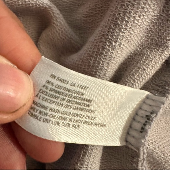 Gap Body Fit Light Gray Caro Capri Joggers Sweats Size Small - Picture 6 of 7